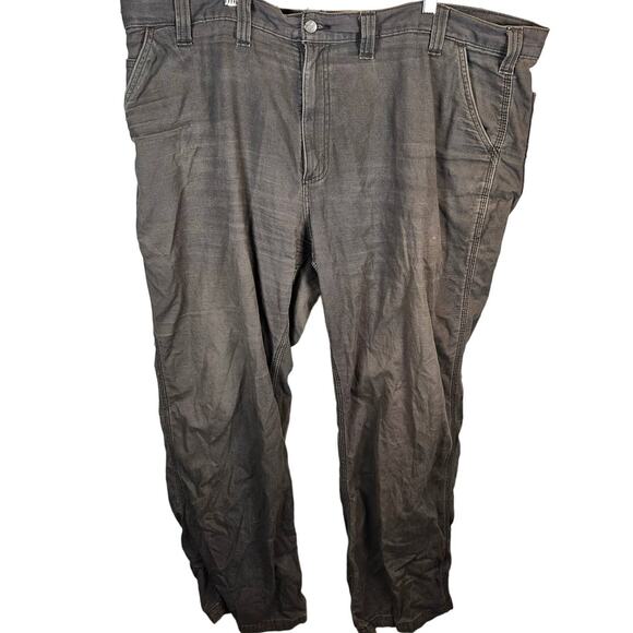 Carhartt Relaxed Fit Rugged Flex Canvas Mens 44x30 Work Wear Rugged Dark Gray - Picture 1 of 7